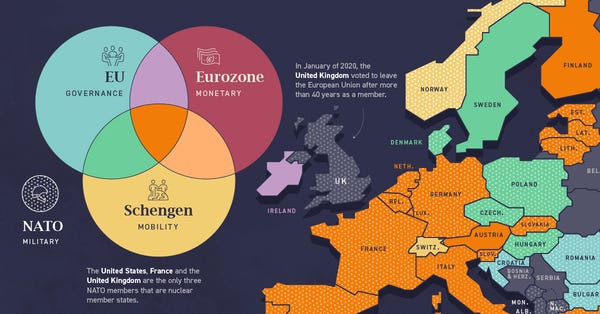 A Visual Guide to Europe’s Member States A Visual Guide to Europe’s Member States